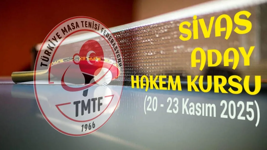 Sivas'ta Aday Hakem Kursu Açılacaktır
