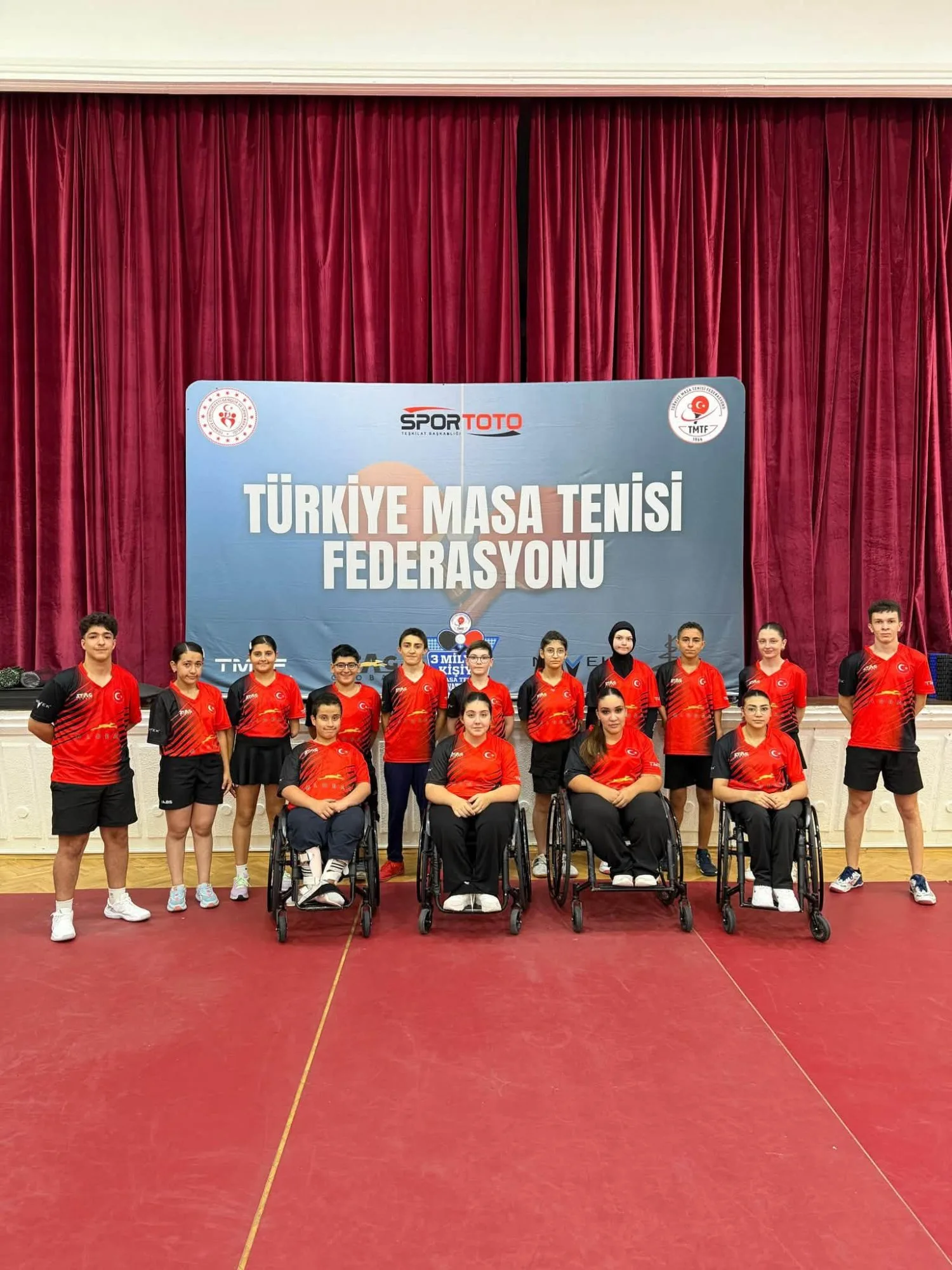 Para Masa Tenisi U23 Milli Takım Kampı Ankara’da Başladı!