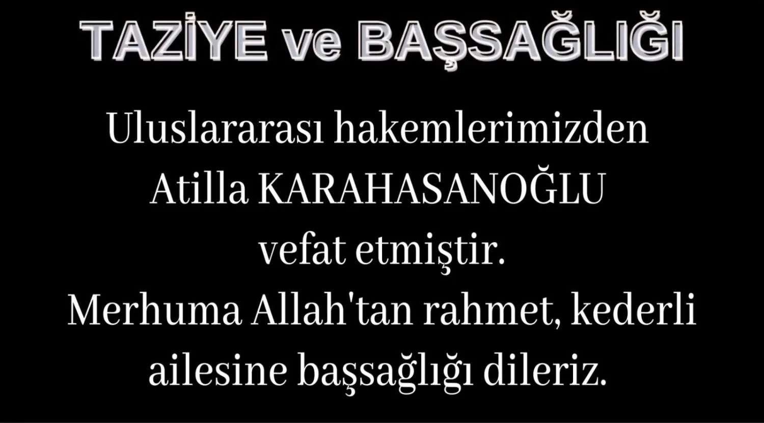 Taziye ve Başsağlığı (atilla Karahasanoğlu)