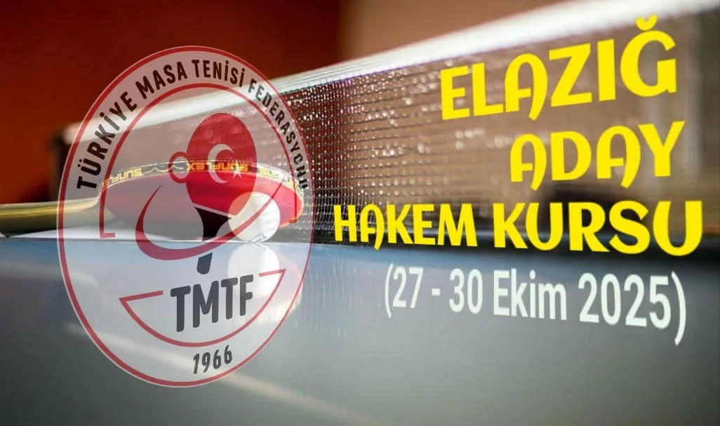 Elazığ'da Aday Hakem Kursu Açılacaktır