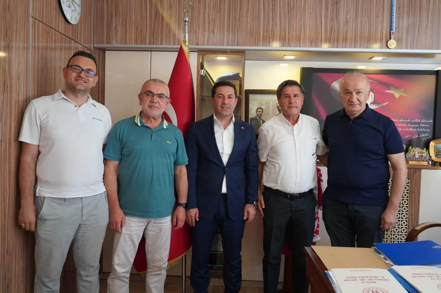 Yönetim Kurulu Üyemiz Ergun Ünlüel’den Bolu Gençlik ve Spor İl Müdürü Emrullah Güler’e Ziyaret