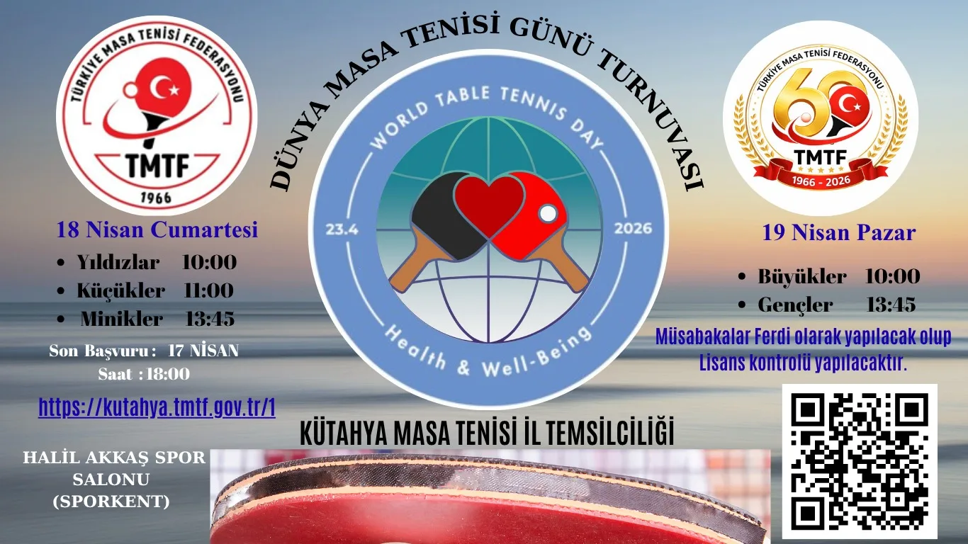 Dünya Masa Tenisi Günü Turnuvası Yapıldı.