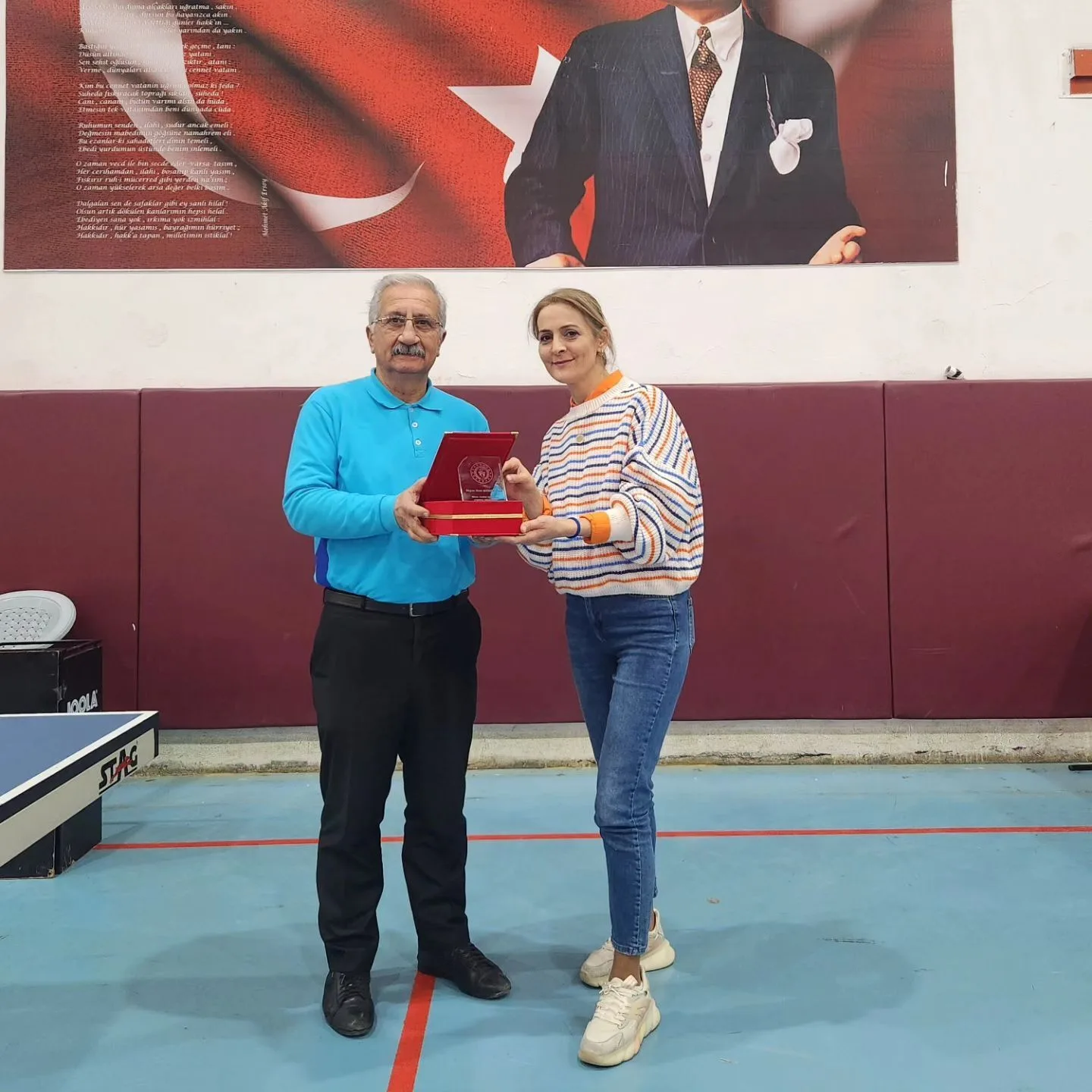 70 Yaş Üstü Hakemlerimize Teşekkür Plaketleri