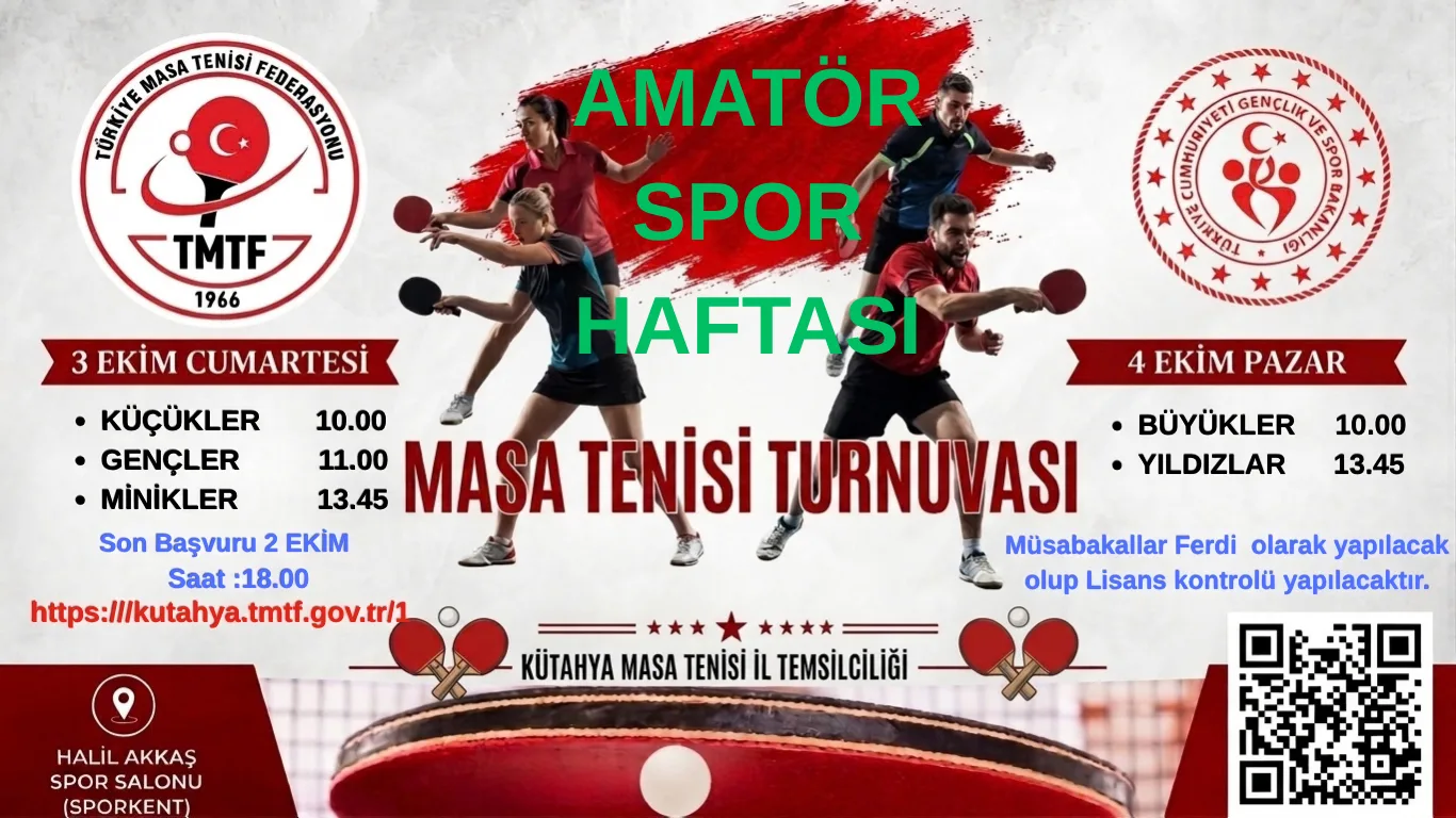 3-4 Ekimde Amatör Spor Haftası Turnuvası Yapıldı.