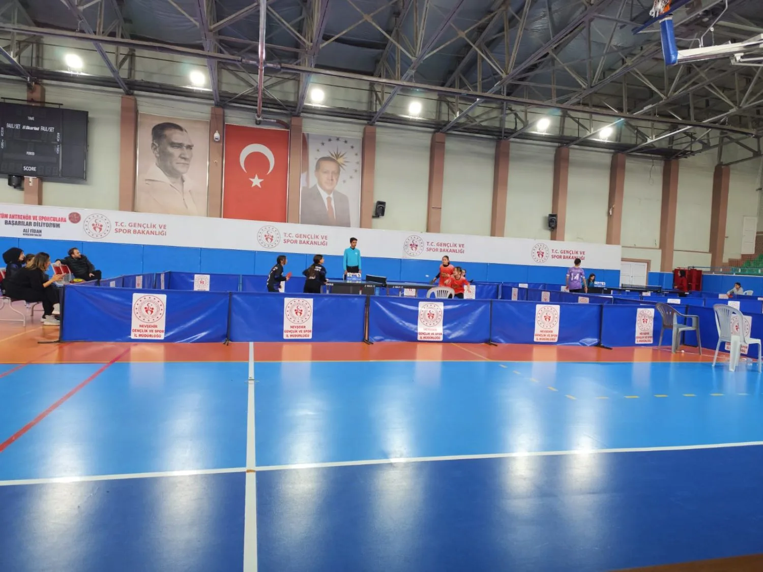 Okul Sporları Küçükler Masa Tenisi İl Birinciliği Müsabakaları Yapıldı.
