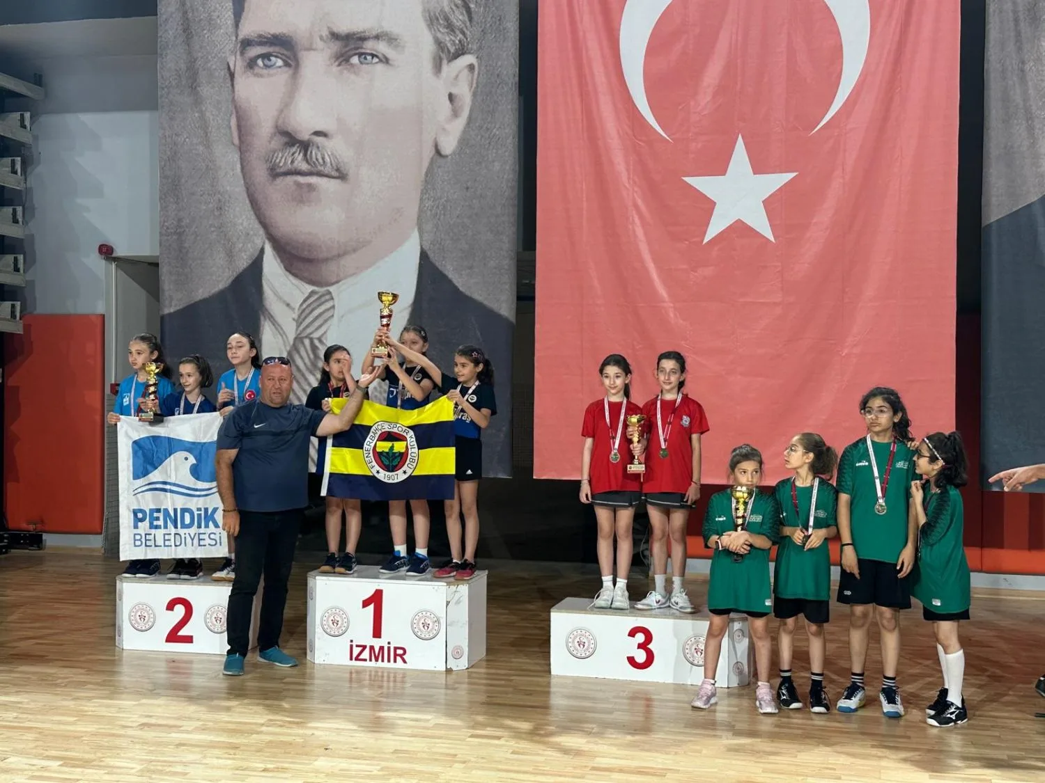 100. Yıl Minikler Takım ve Ferdi Türkiye Şampiyonasında Takımlarda Dereceler Belli Oldu.