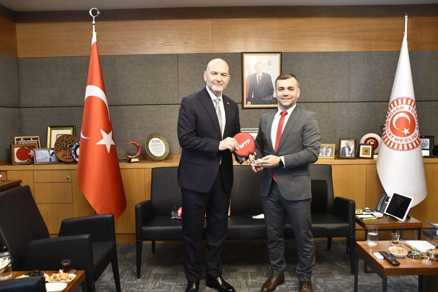 Federasyon Başkanımız Kerim Koç ve Genel Sekreterimiz Alp Bala'dan Sayın Süleyman Soylu’ya Ziyaret